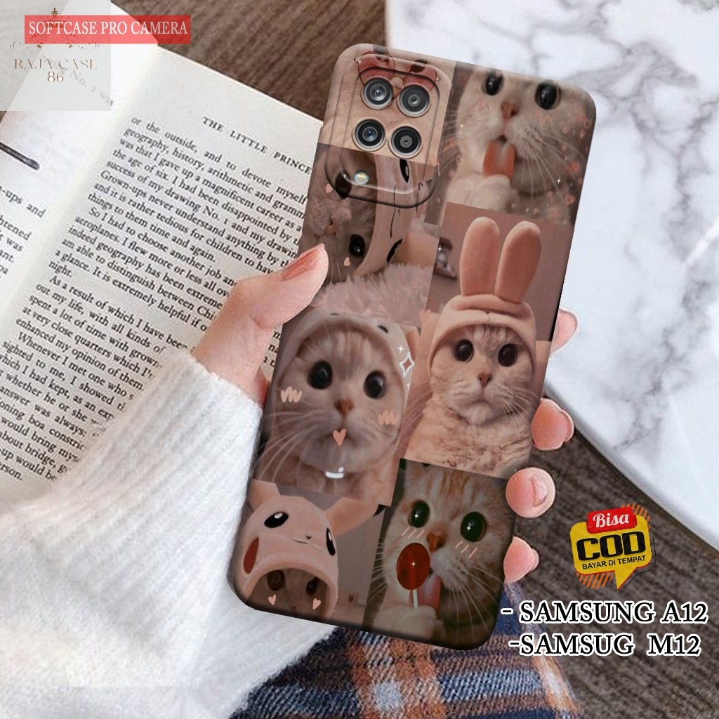 Case Samsung Galaxy A12 / Samsung M12 - Rajacase - Casing Hp Samsung A12 / M12 - Motif case Aestheti