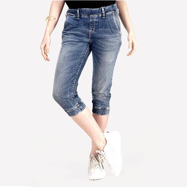 Ninety Degrees Celana Jeans Wanita Jogger Pants 81 Series Light Blue 42J81D3LL