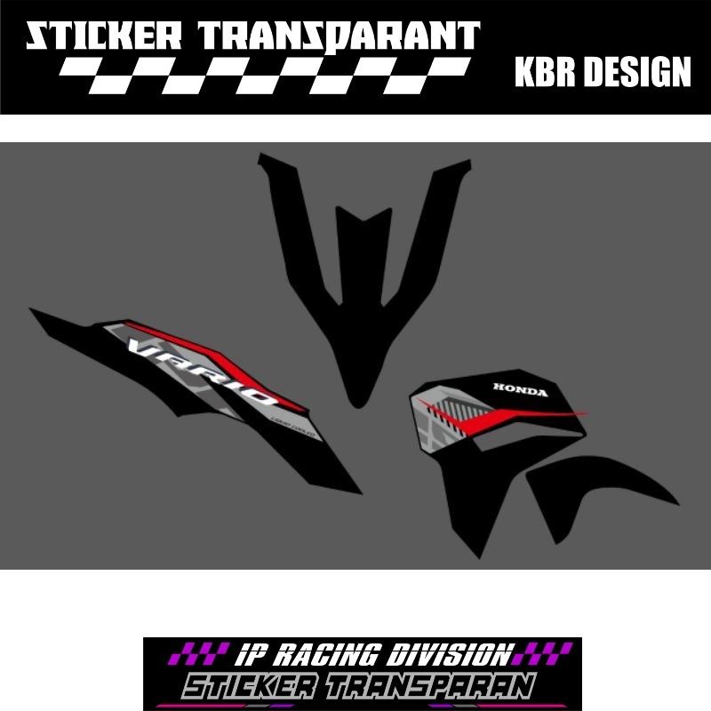 STRIPING VARIO NEW 125 TERBARU ORIGINAL VERSION TRANSPARAN