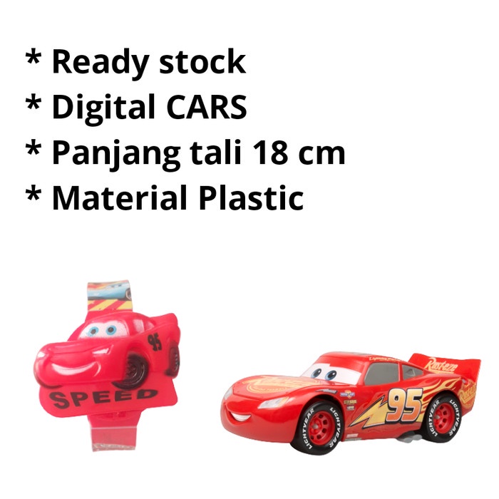Jam tangan anak laki laki LEGO CARS MCQUEEN LCD WATCHES
