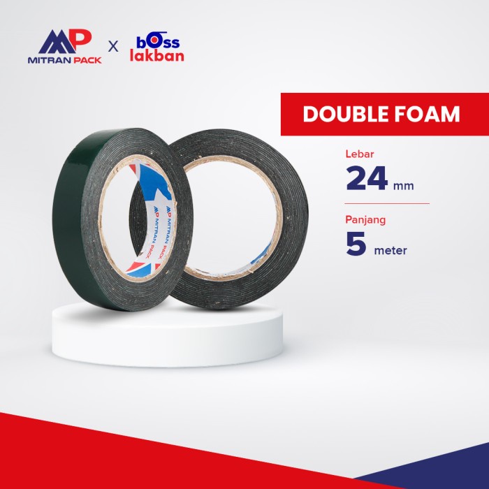 

Foam Tape / isolasi busa 24 mm x 5 meter Mitran Pack