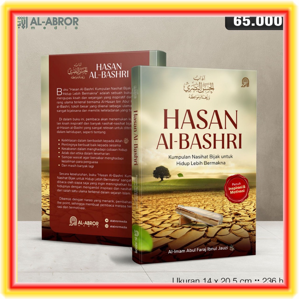 BUKU HASAN AL BASHRI KUMPULAN NASIHAT BIJAK UNTUK HIDUP LEBIH BERMAKNA