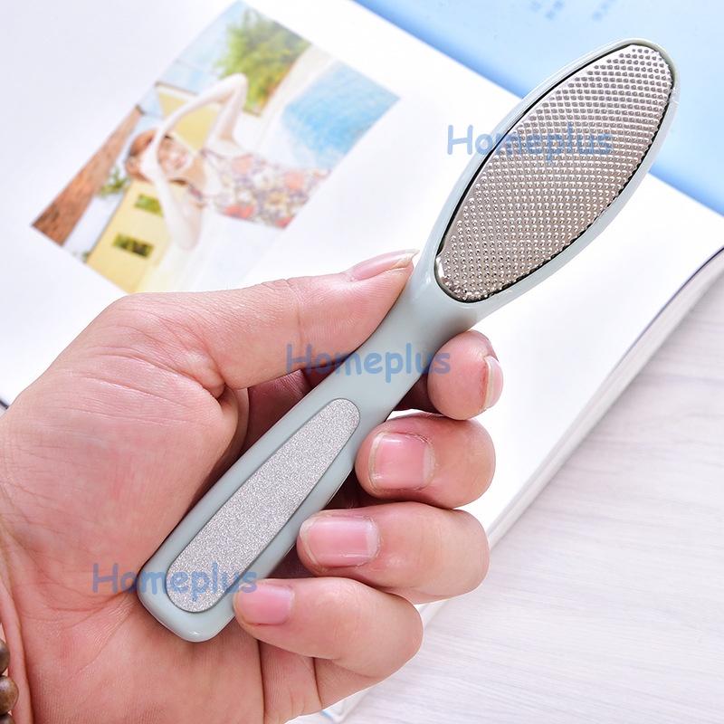 HomePlus Alat Penghalus Tumit Telapak Kaki 2Step Gerinda Kaki Berbahan Stainless Steel Alat Gosok Kaki Calluses Remover Pedicure Tools