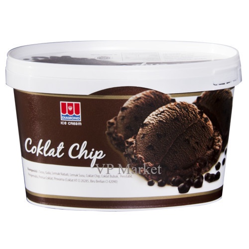 

Es Krim Diamond Coklat Chip / Diamond Ice Cream Choco Chip 700 Ml