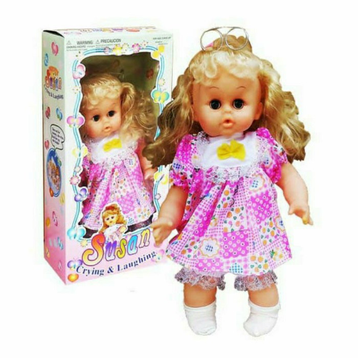 boneka susan empeng dot suara nangis ketawa mainan boneka susan