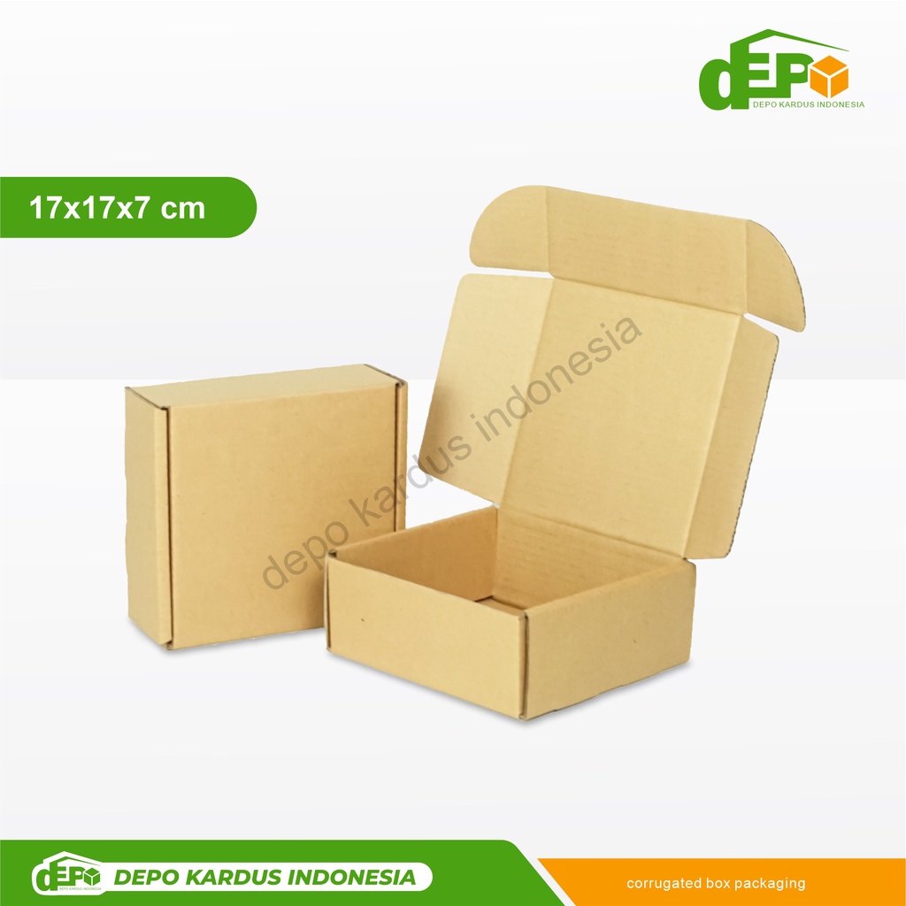 

Box 17x17x7 cm (SGX) kardus/Karton/Paking/hampers/gift/Hampers/tinggi7