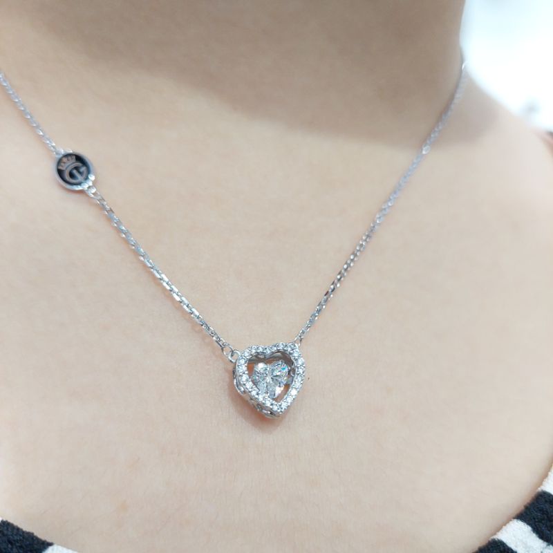 Kalung dancing stone by Ivan gunawan cantik elegan emas asli