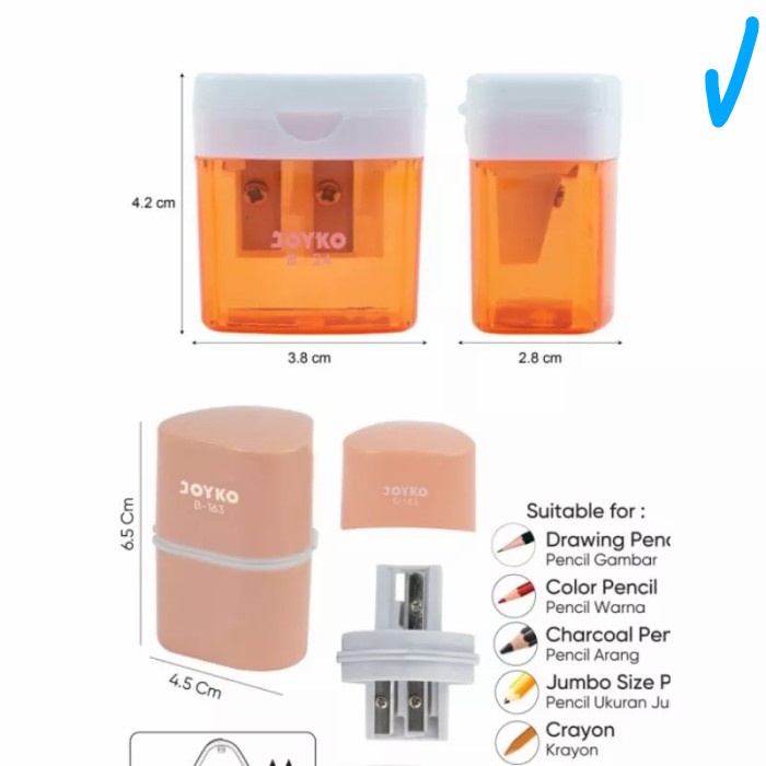 

serutan pensil rautan pensil sharpener orotan -