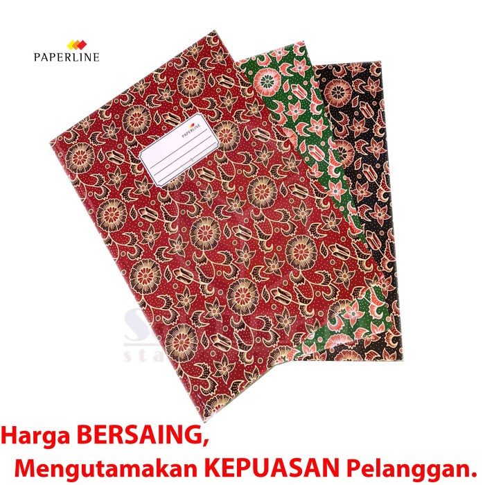 

Buku Hard Cover Paperline Folio isi 300 lembar / Buku F4 PPL Akutansi