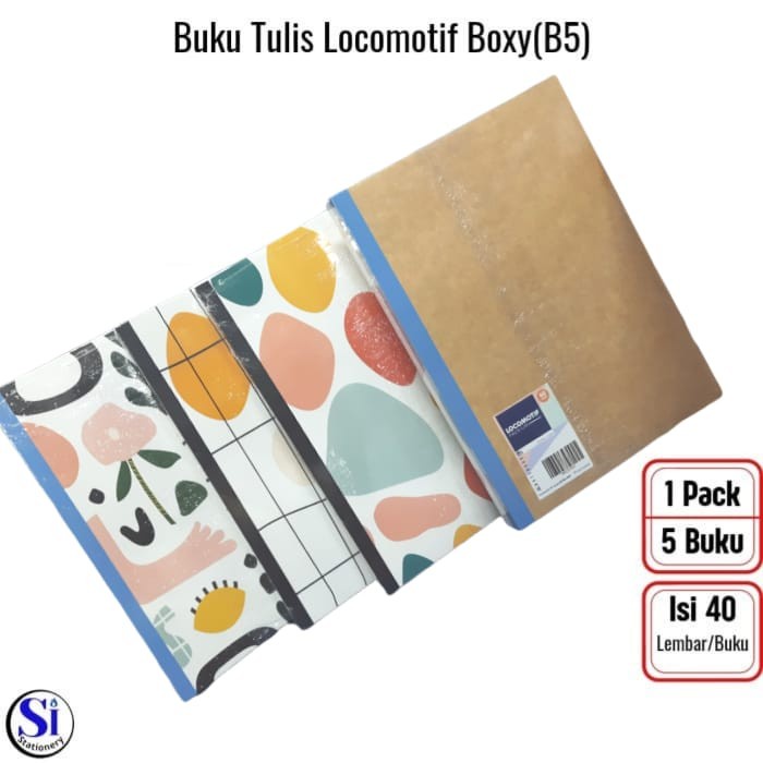 

Buku Tulis Locomotif B5 40 Lembar isi 5 Pcs