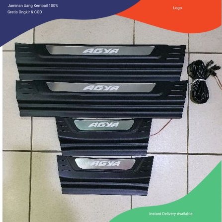 Sillplate samping+lampu Agya 2023. Variasi mobil