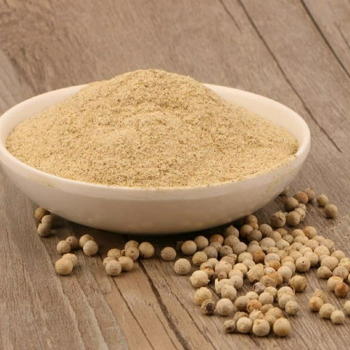 

NEW Promo Best Seller Pure White Pepper Powder / Grade A / Bubuk Lada Putih Murni 500Gram