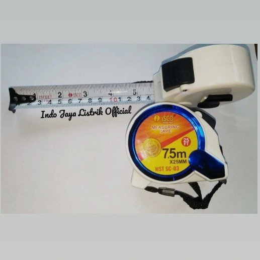 MEASURING TAPE / ROLL METERAN ISCO MST SC-03 AUTOLOCK 7,5M X 2,5MM