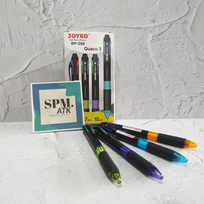 

Best Seller- Pen Joyko 4 warna BP-288 Quaco 3