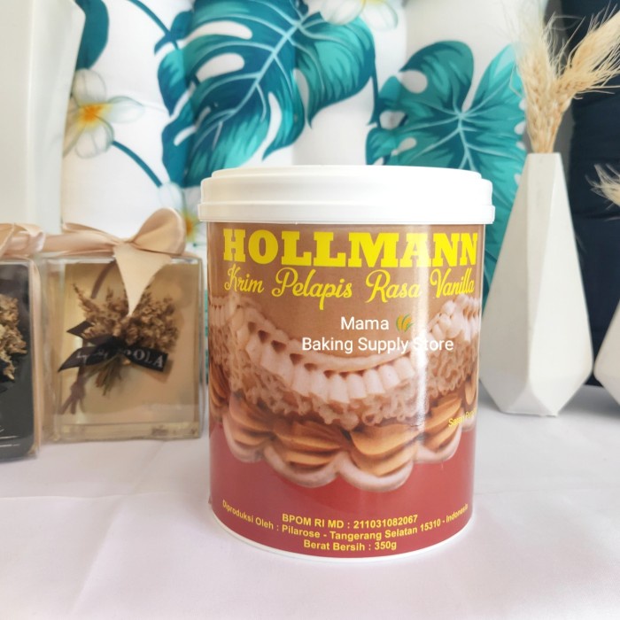 

New Produk HOLLMANN Buttercream Butter cream Ready To Use Siap Pakai 350 gr Ember