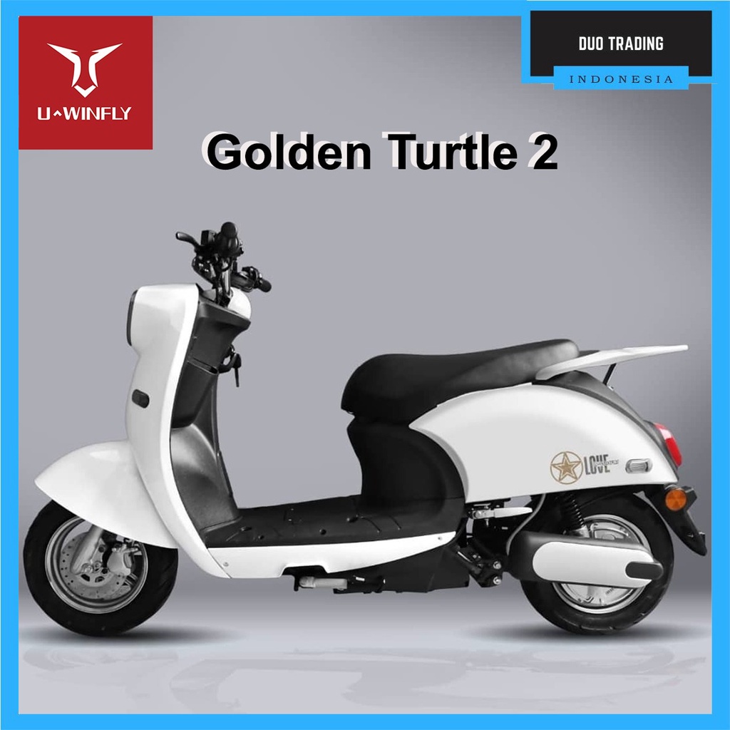 Sepeda motor UWinfly Golden Turtle 2 Terbaik dan Garansi Resmi