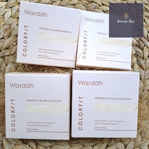 CUSHION WARDAH GLOWING BPOM/WARDAH COLORFIT PERFECT GLOW CUSHION SPF33 PA++++/BEDAK BASAH/CUSHION