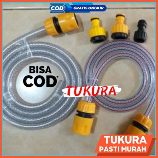 Paket Sambungan Pompa Selang 3/8 ke drat pipa 1/2 & 3/4