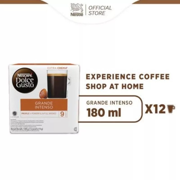 

kopi kapsul Nescafe dolce gusto grande intenso