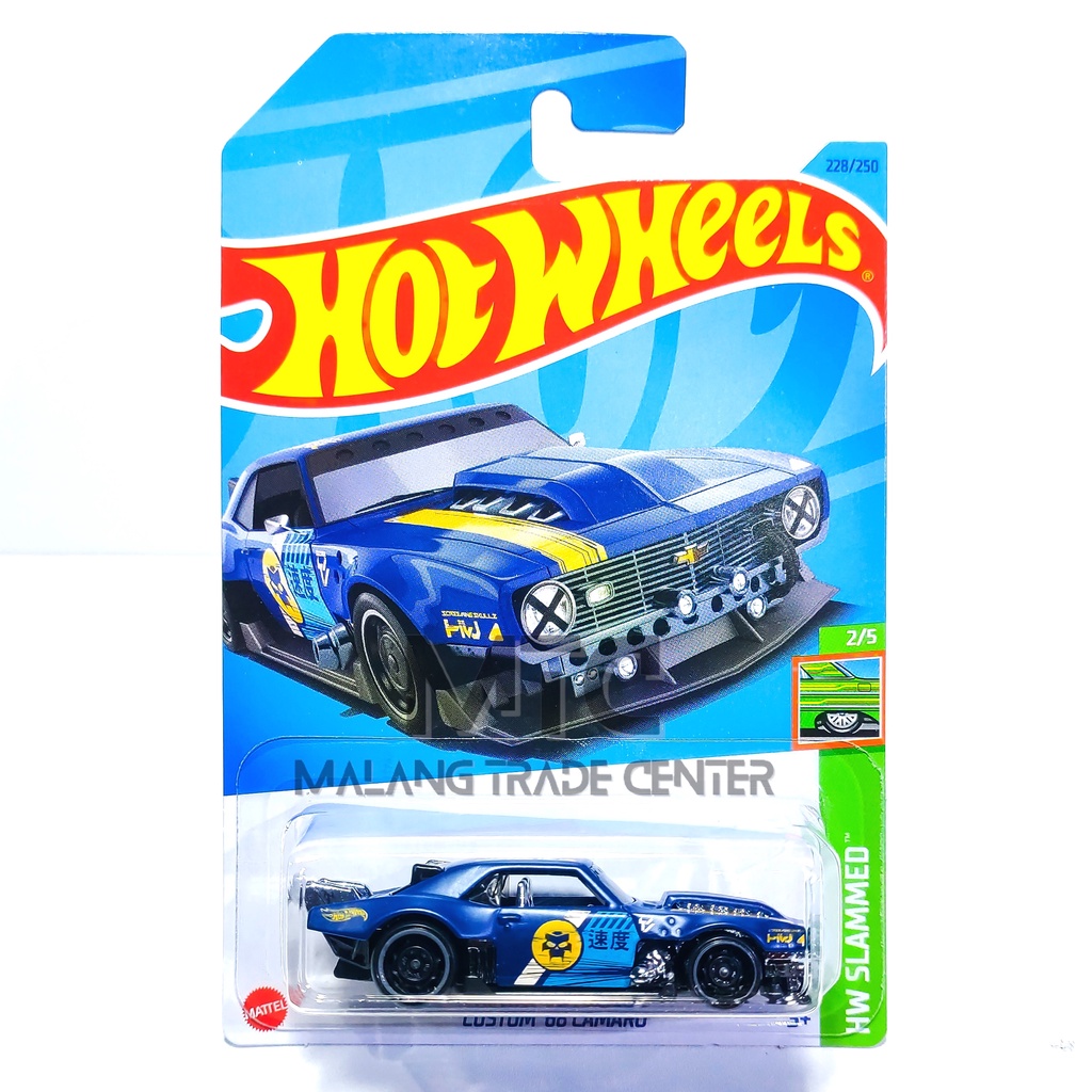 Hot Wheels Custom 68 Camaro Dark Blue N 2023