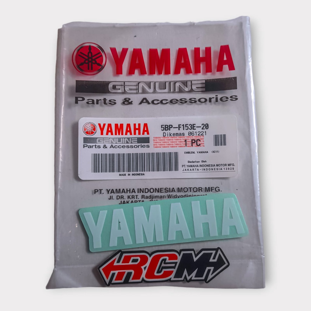 5BP-F153E-00 LOGO EMBLEM STIKER STRIPING SIMBOL LIST TOOLBOX TOOL BOX RXK RX-K RXKING RX - KING ORI 