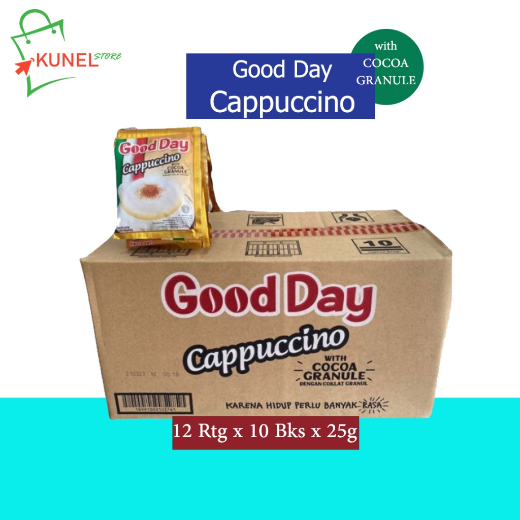 

1 Dus Kopi Good Day Cappuccino with Cocoa Granule (12rtgx10bksx25g)