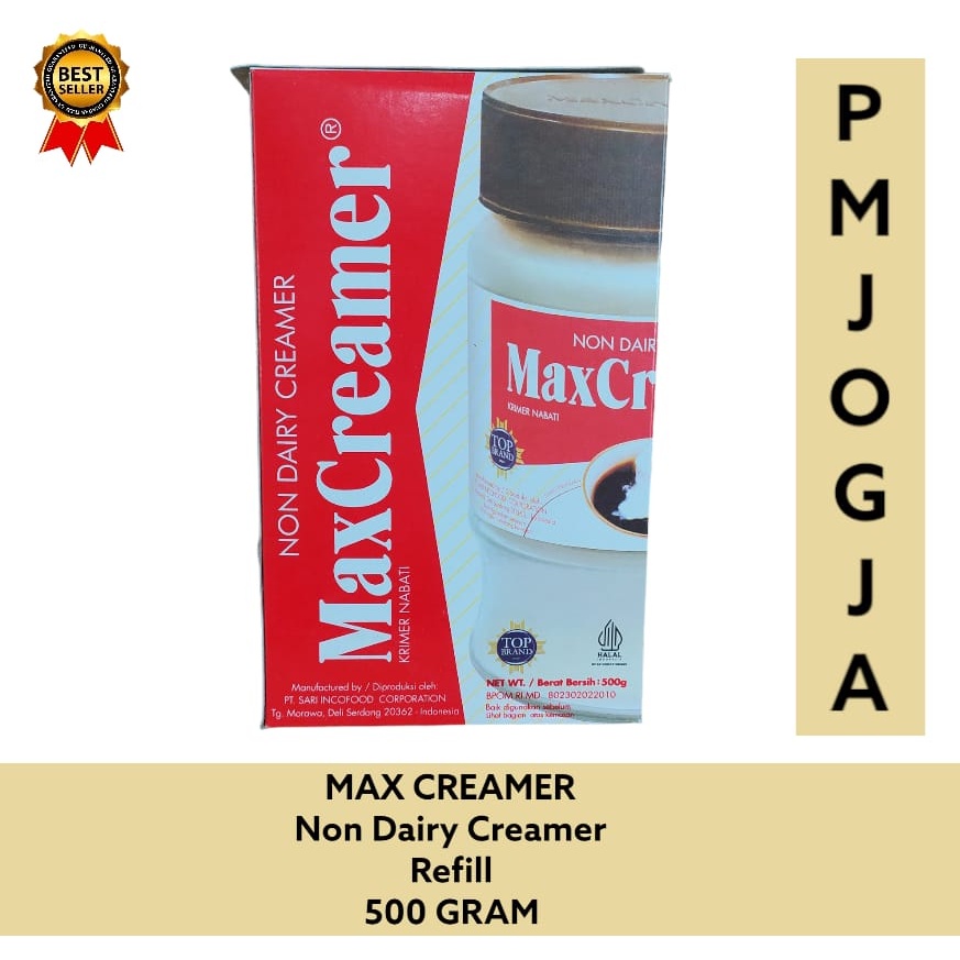 

Max Creamer non dairy kemasan 500gr refill / Maxcreamer Krimer Nabati