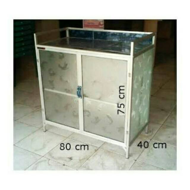 Rak Kompor 2 Pintu Alumunium (PORTABEL)