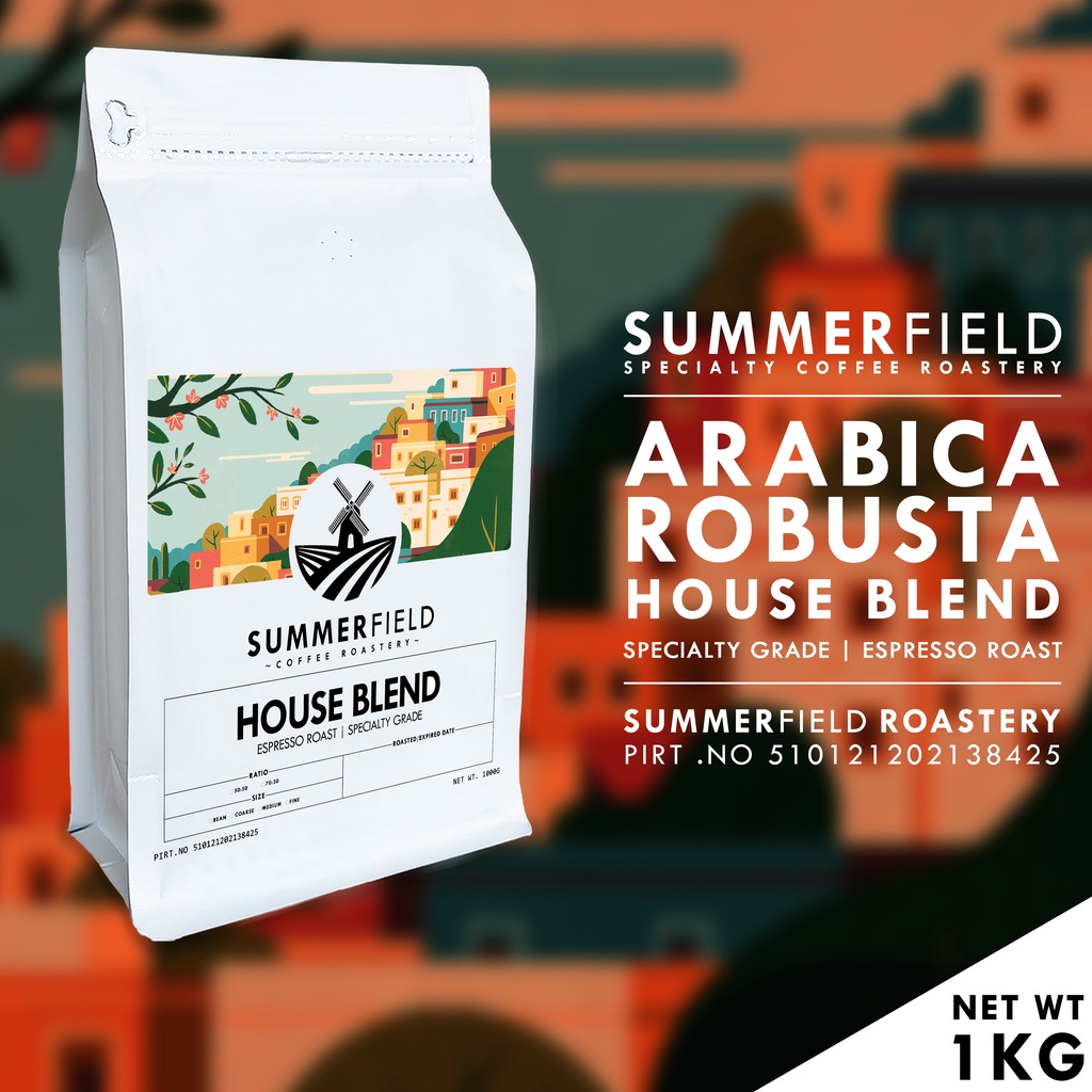 

Summerfield House Blend 1KG (Biji/Bubuk) Summerfield Specialty Grade