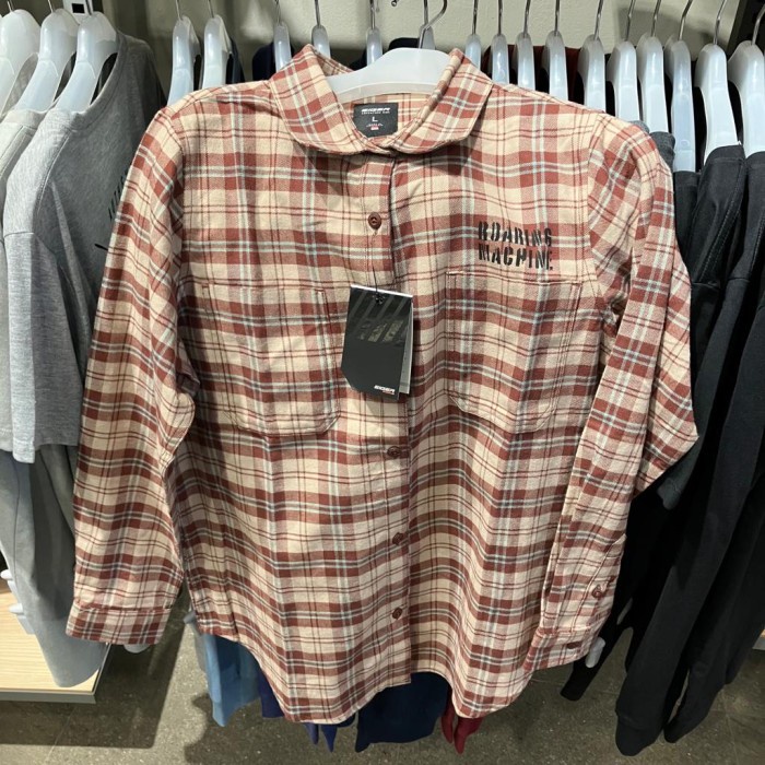 EIGER 1989 KEMEJA WANITA ROARING MACHINE FLANNEL SHIRT - BROWN