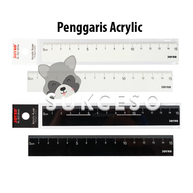 

Joyko Penggaris Akrilik 15cm RL-302