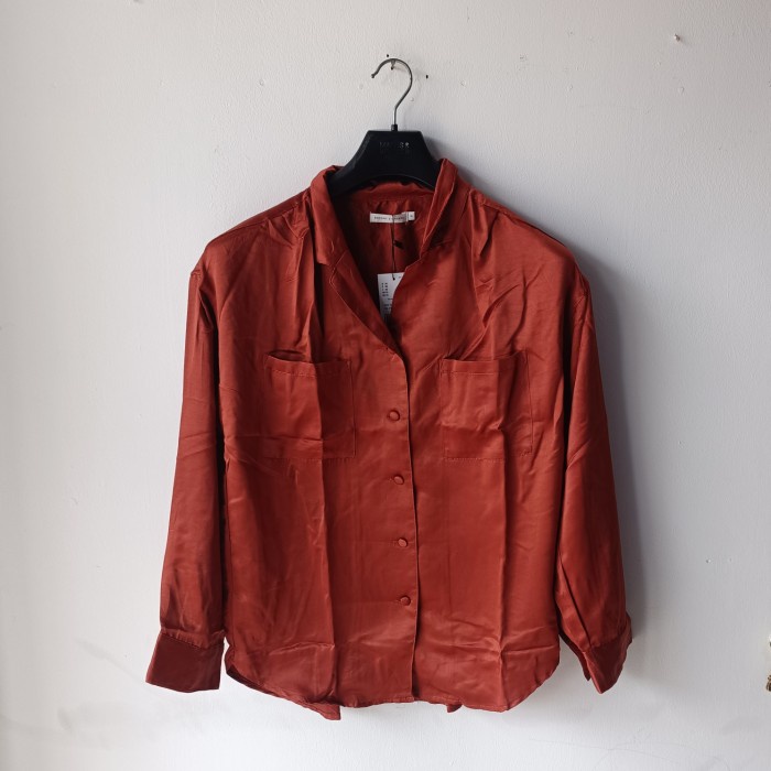 Browny Standard Kemeja wanita terbaru Kemeja wanita silk sifon