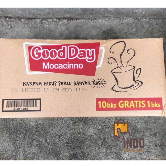 

Kopi Good Day Mocacinno Dus (5 bag x 50 sachet x 20g) / Goodday