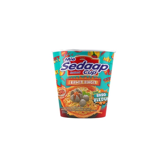 

Sedaap Mie Cup Rasa Baso Bleduk 77g_1c12p
