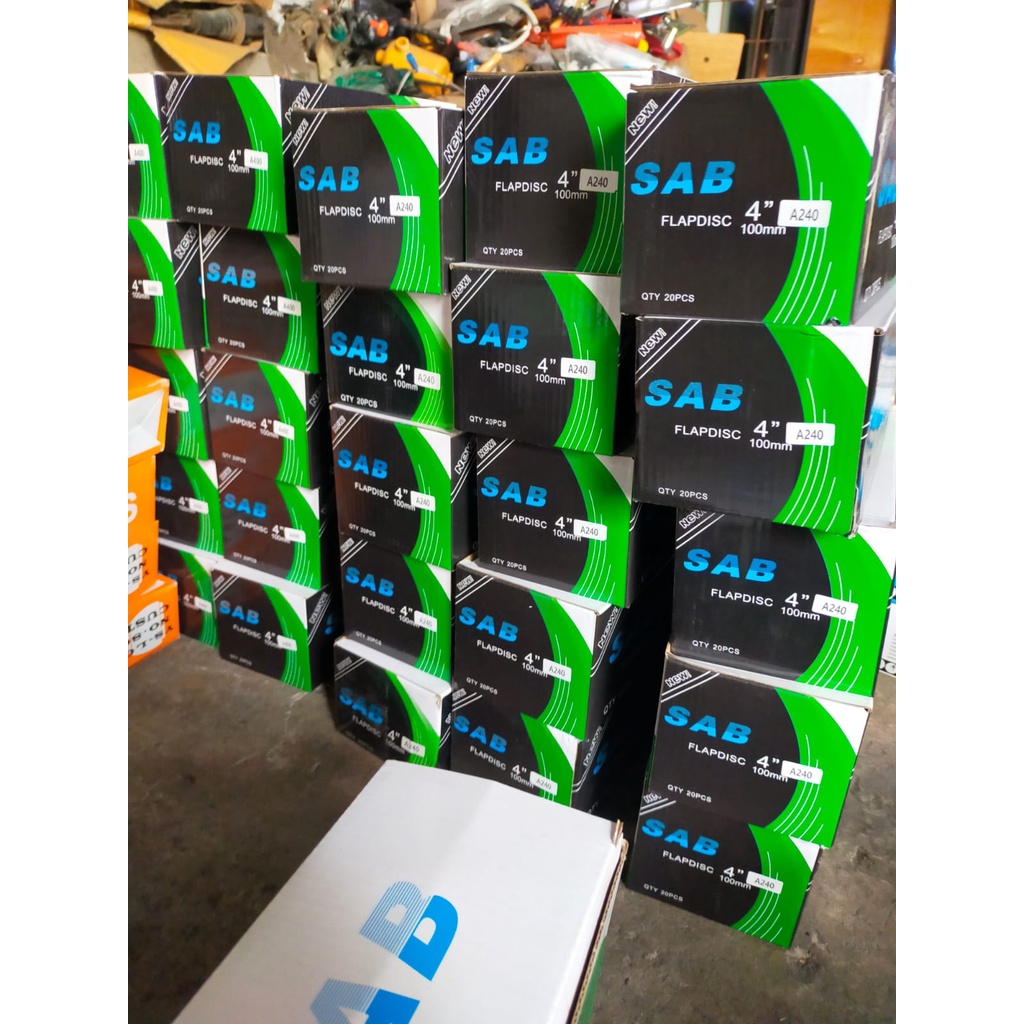 Mata Gurinda Amplas Susun 4 Inch Berbagai Ukuran Kasar Halus Grit 60 80 100 120 150 180 220 240 280 