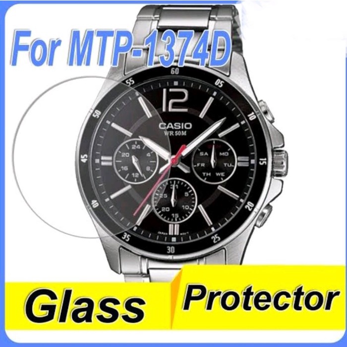 nur tempered glass for CASIO MTP-1374D MTP 1374D MTP1374D anti gores jam tangan TG pelindung layar screen protector watch smartwatch