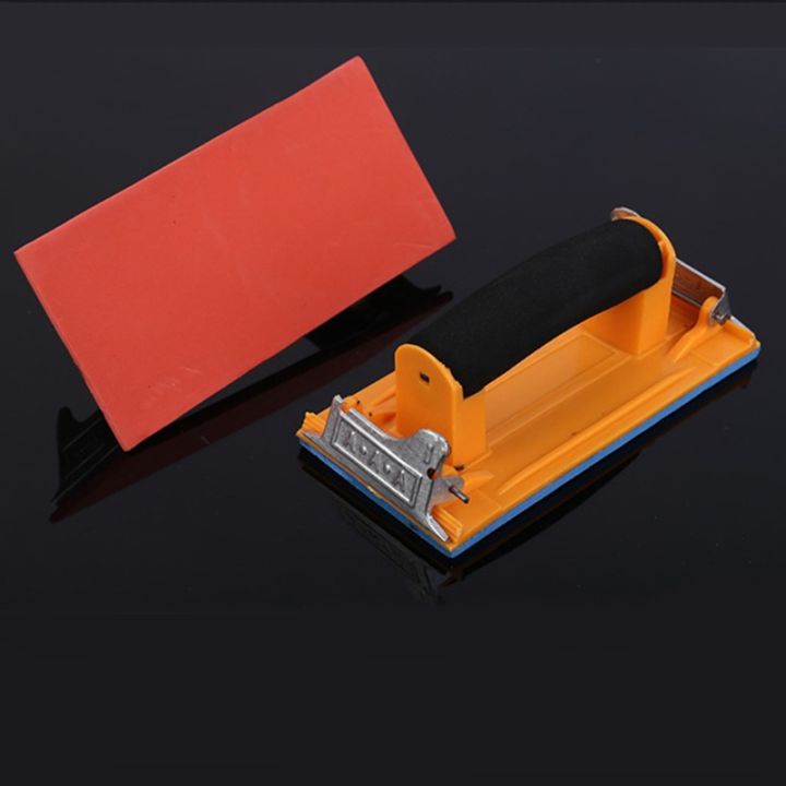 

TATAKAN AMPLAS 7"/KERTAS GOSOK JEPIT/RUBBER SANDING BLOCK/AMPLAS SEMEN/SANDER TANGAN Manual Tatakan Amplas Kertas Gosok Meteran