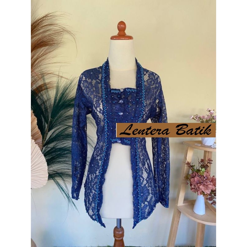 New Atasan Baju Kebaya Kutubaru Encim Wanita Kondangan Lamaran Wisuda Jumbo Premium