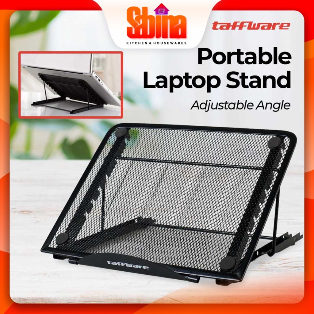 Laptop Stand Holder Portable Cooling Pad Adjustable Angle 13 Inch