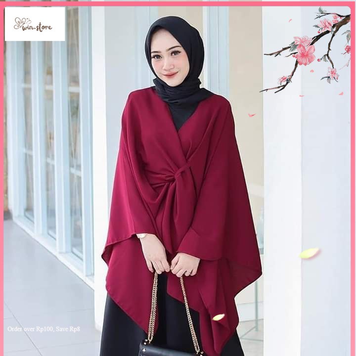 Outer Kekinian  / Cardigan / Baju Atasan Irish Outer Cardigan Moscrepe