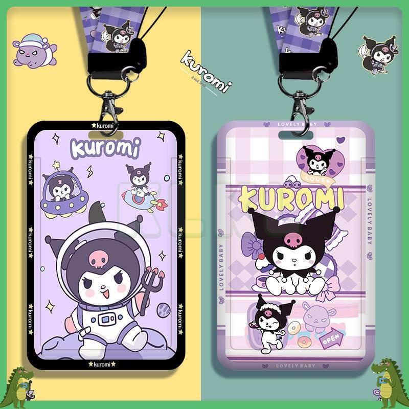 

✨ KLKL ✨ Lanyard id card Set Kartu Kartun name tag id card Seri Kuromi id card coach gantungan id card lucu