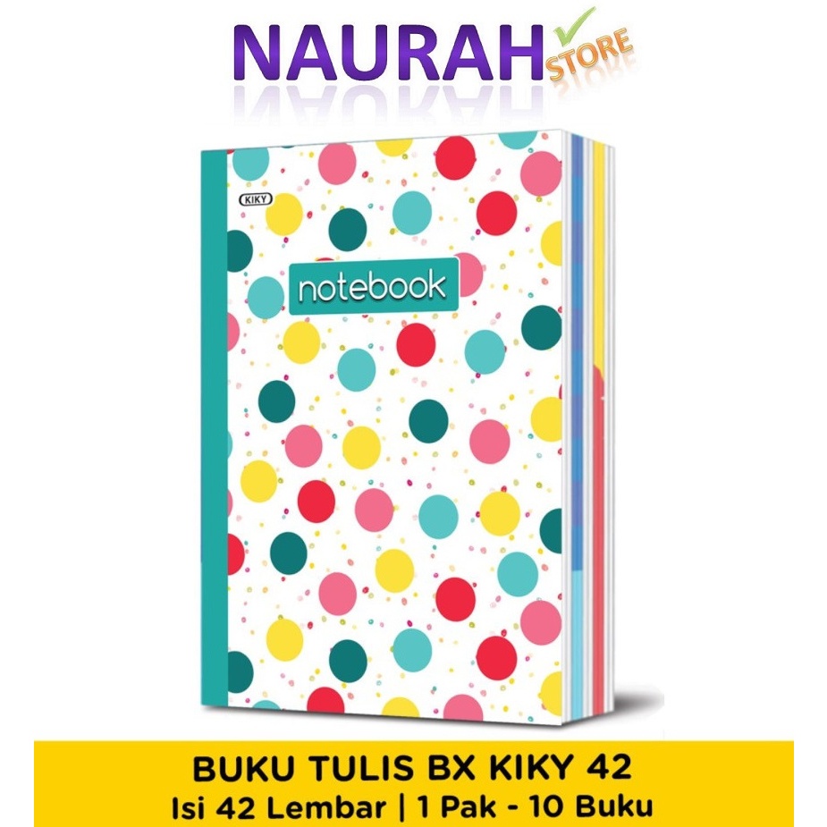 

Buku Tulis Sekolah 38 & 48 Lembar Satuan Kiky Original Buku Tulis