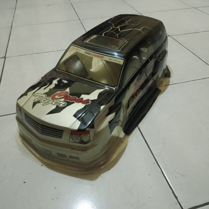part body rc car monster 1/8 bahan lexan tebel