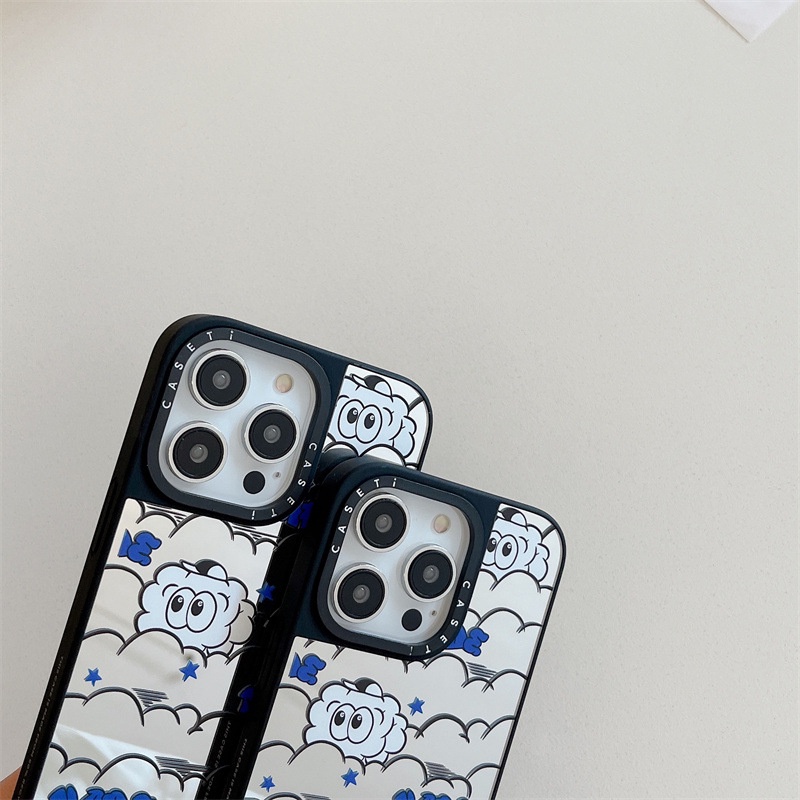 + cloud CASETiFY Phone Case Cover for IPhone 11 12 13 14 15 Pro Max Shockproof Case for IPhone 15 Pr
