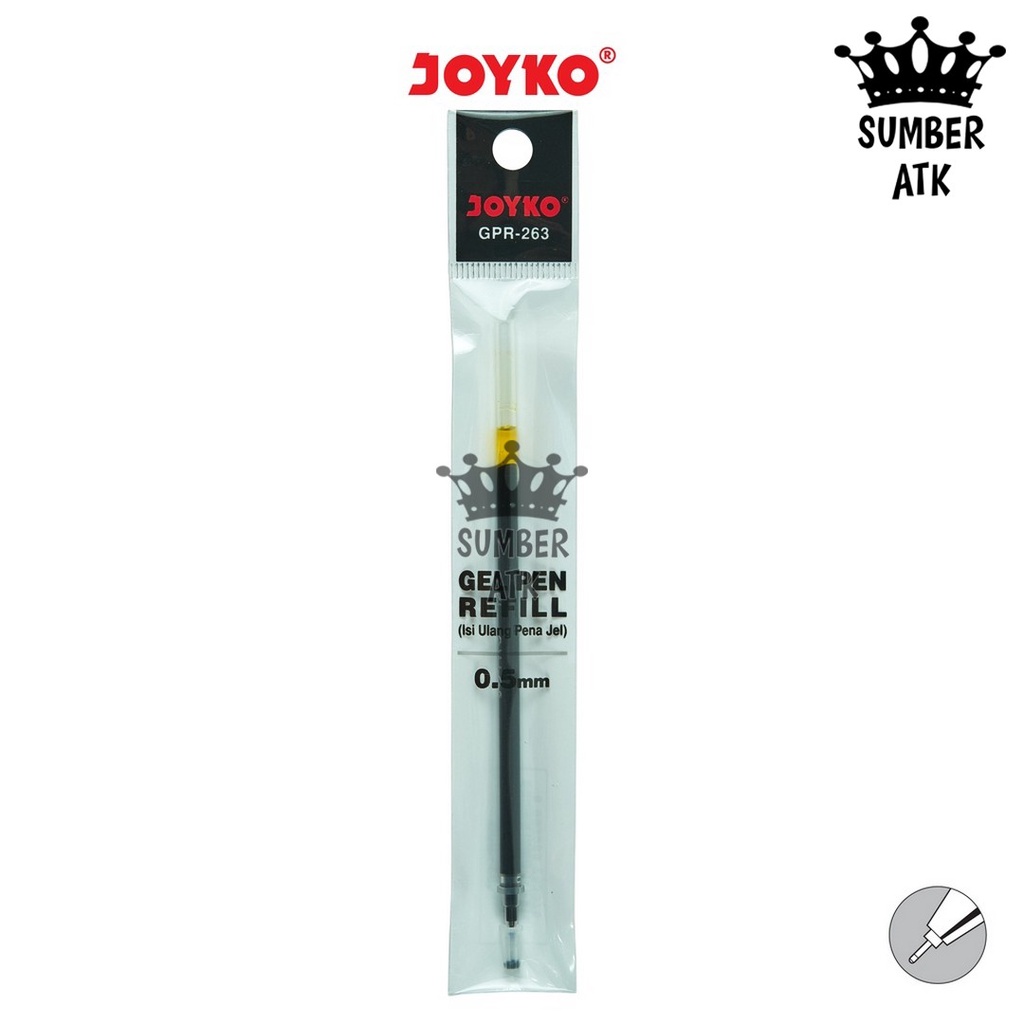 

Gel Pen Refill Isi Ulang Pen Isi Pulpen Joyko GPR-263 0.5 mm Black , Blue