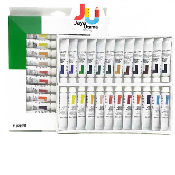 Reeves 24 Acrylic Colour Set (10 ml)