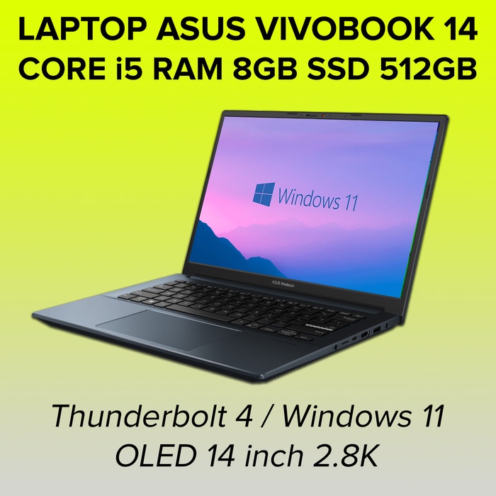 PROMO SPESIAL Laptop Notebook Asus Vivobook CORE i5 RAM 8GB SSD 512GB 14 inch Leptop