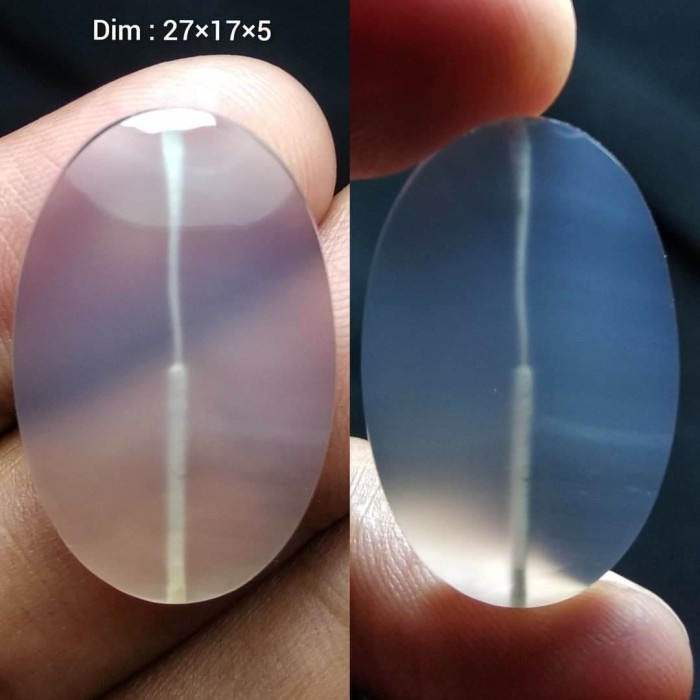 Natural Batu Akik Susup Motif Gambar Jarum Keris Lilin Tongkat Antik 2