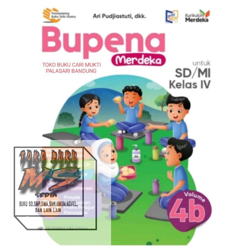 Erlangga Buku Bupena Merdeka Kelas 4B Kurikulum Merdeka