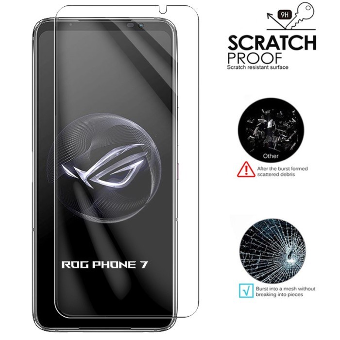 Tempered Glass Bening Asus ROG Phone 7 / ROG Phone 7 Ultimate